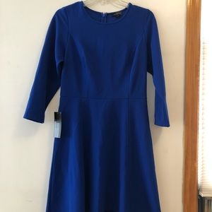 The Limited Blue A-line knee-length dress